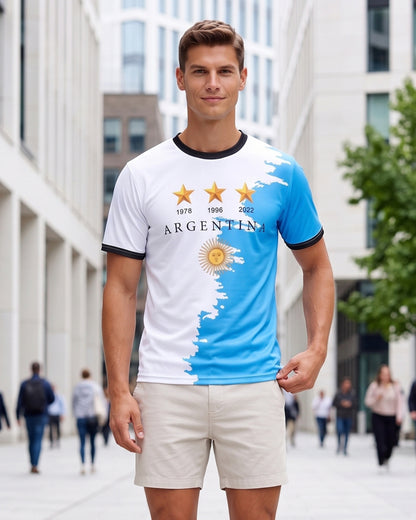 KZZ Crew-neck short-sleeve sports T-shirt