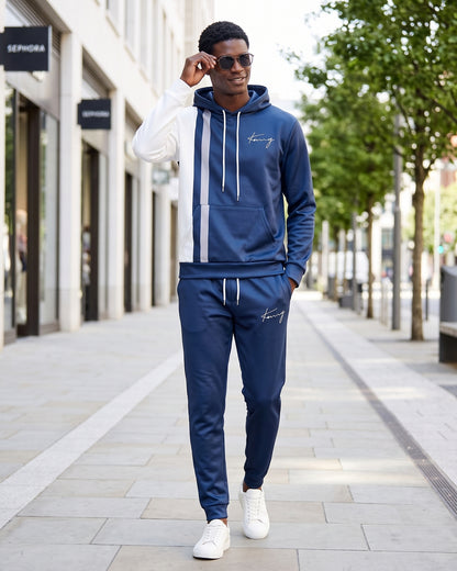KZZ Men's 3D-Print Hoodie Set
