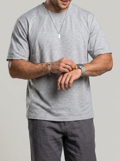 KZZ Men's Crew Neck T-Shirt