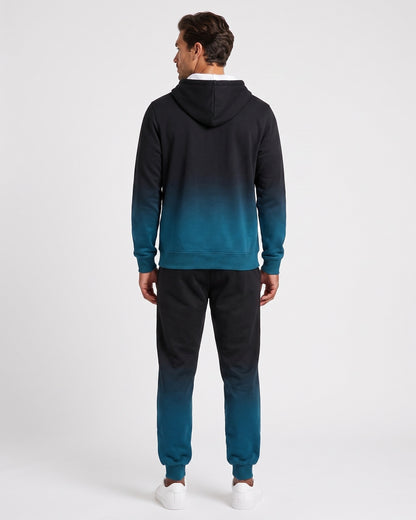 KZZ Men's Street Fashion Hoodie Set  Gradual Color Change  Hot Selling