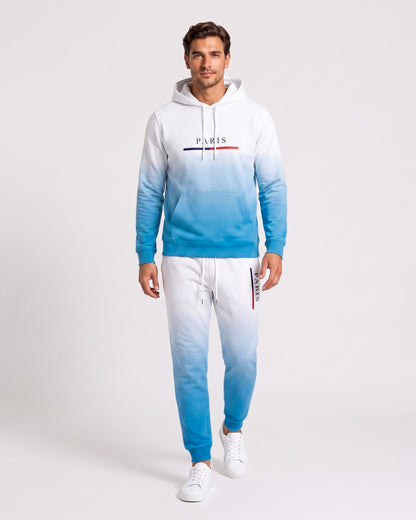 KZZ Men's Street Fashion Hoodie Set  Gradual Color Change  Hot Selling