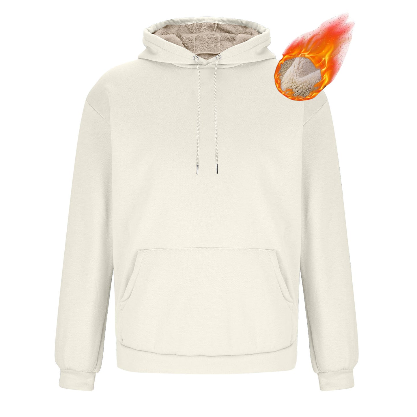 KZZ Men's Thick Hoodie, Available in Multiple Colors