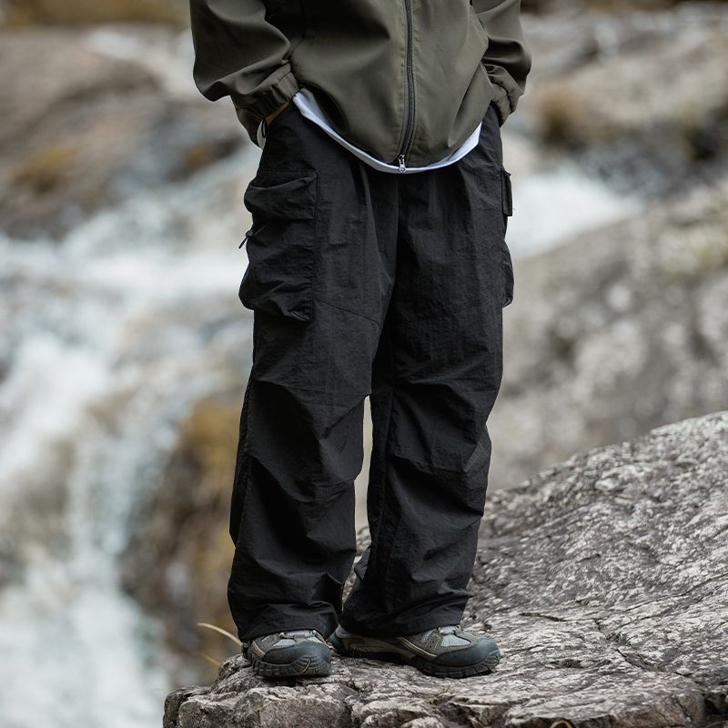 KZZ Men's Stylish Loose-Fit Cargo Pants