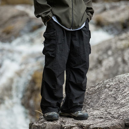 KZZ Men's Stylish Loose-Fit Cargo Pants