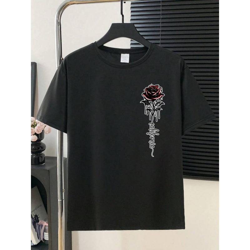 KZZ Men's Casual Short-Sleeve T-Shirt