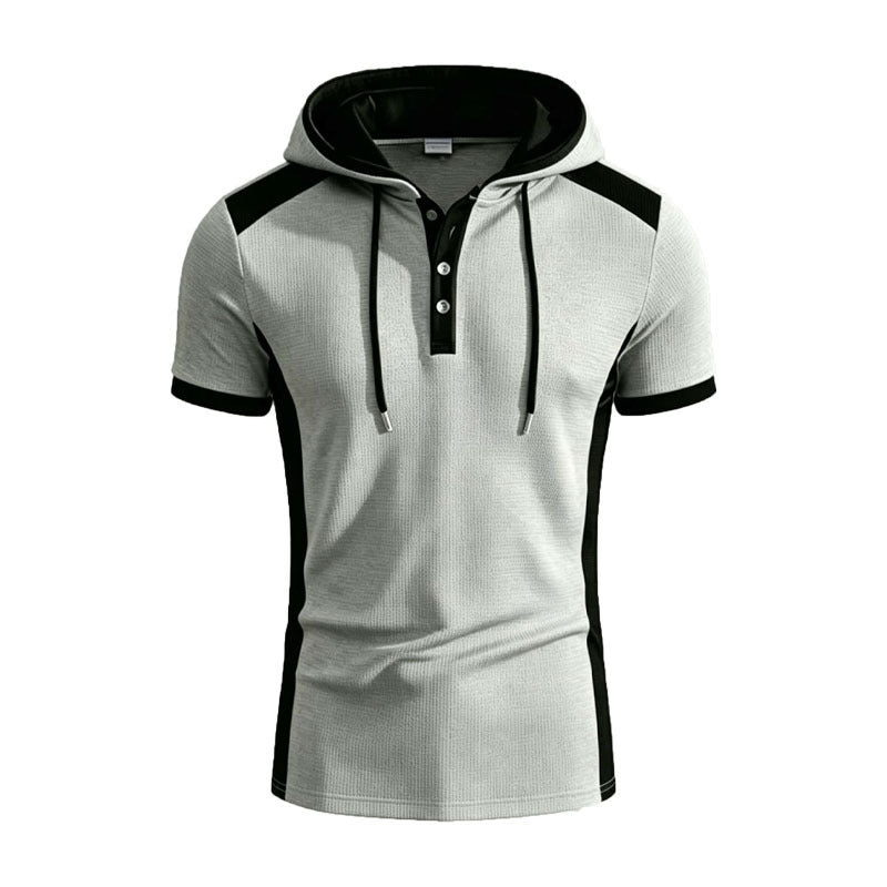 KZZ Waffle-Knit Short-Sleeve Top
