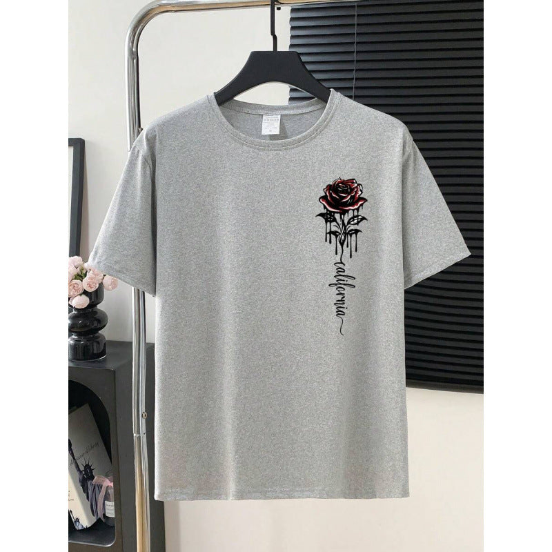 KZZ Men's Casual Short-Sleeve T-Shirt
