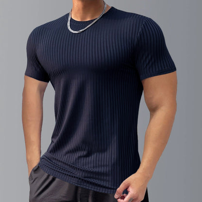 KZZ Men's Short-Sleeve T-Shirt – Casual Basic Top