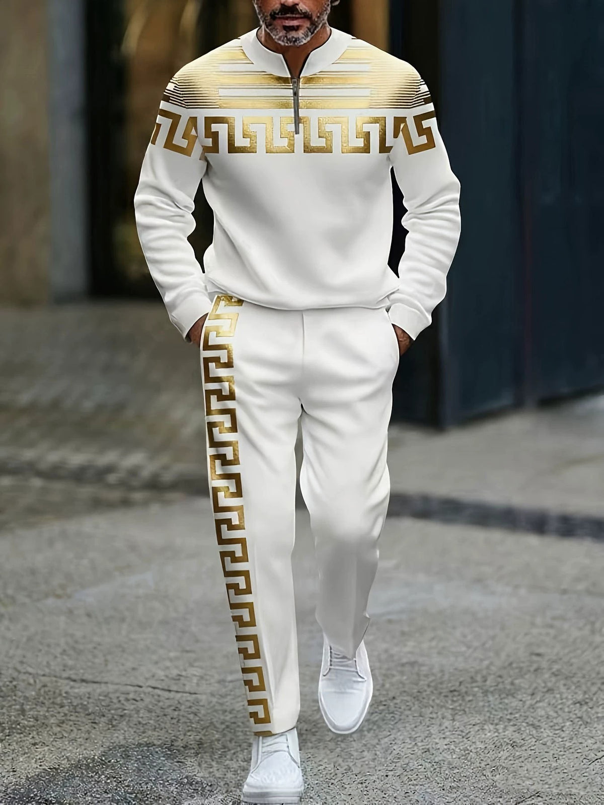 KZZ Long-Sleeved Sportswear Set