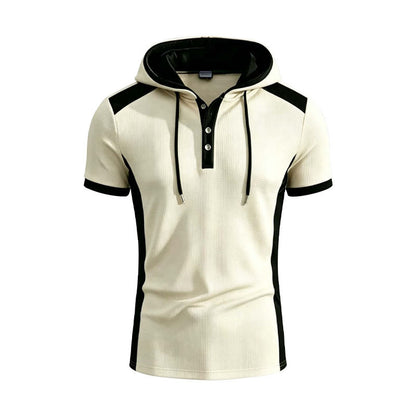 KZZ Waffle-Knit Short-Sleeve Top