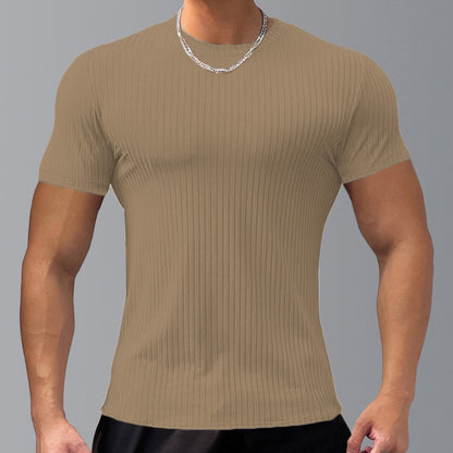 KZZ Men's Short-Sleeve T-Shirt – Casual Basic Top