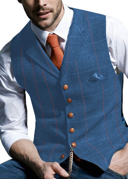 KZZ  Classic Formal & Casual Sleeveless Waistcoat