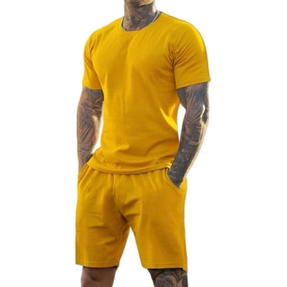 KZZ Men's Gym Set T-shirt