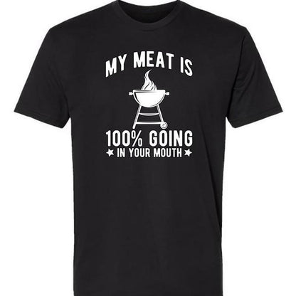 KZZ  Men's black crew neck T-shirt