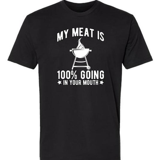 KZZ  Men's black crew neck T-shirt