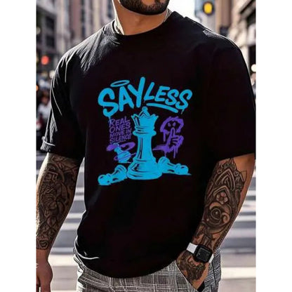 KZZ Men's Street Hip-Hop Style Tops