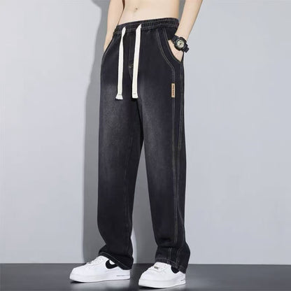 KZZ Men's American high street fashion brand wide-leg pants