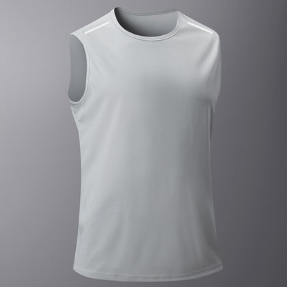 KZZ Men's Ice Silk Quick-Drying Vest, Sleeveless