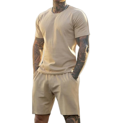 KZZ Men's Gym Set T-shirt