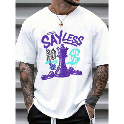 KZZ Men's Street Hip-Hop Style Tops