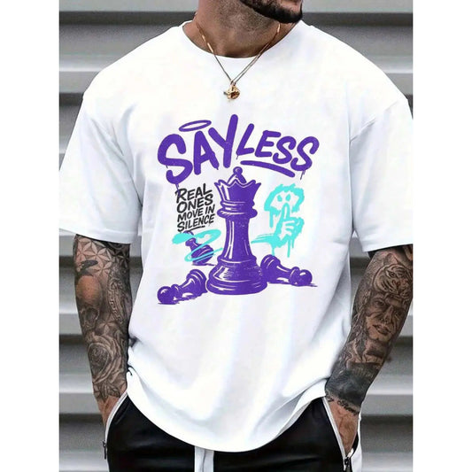 KZZ Men's Street Hip-Hop Style Tops
