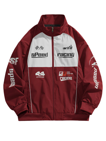 KZZ Men's casual stand up collar racing style street style INSY2K jacket