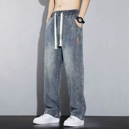 KZZ Men's American high street fashion brand wide-leg pants