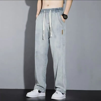 KZZ Men's American high street fashion brand wide-leg pants