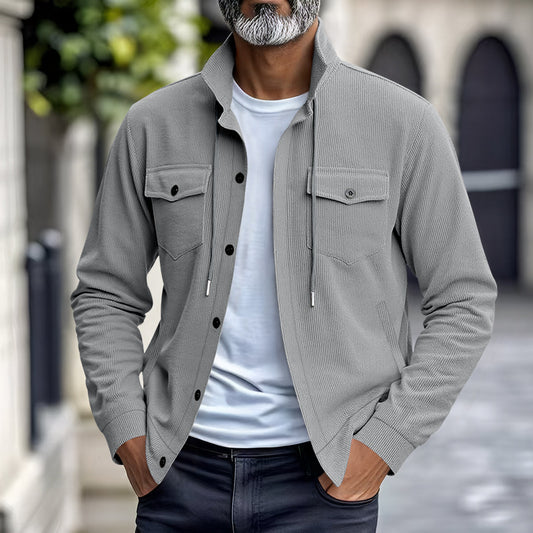 KZZ Men's Corduroy Jacket Coat