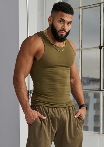 KZZ Ultra-Soft Cotton Fitted Tank
