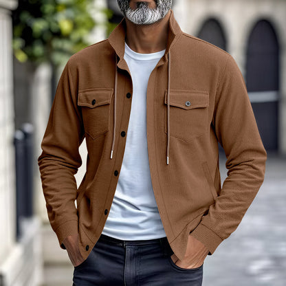 KZZ Men's Corduroy Jacket Coat