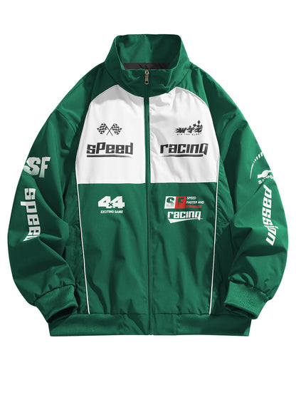KZZ Men's casual stand up collar racing style street style INSY2K jacket
