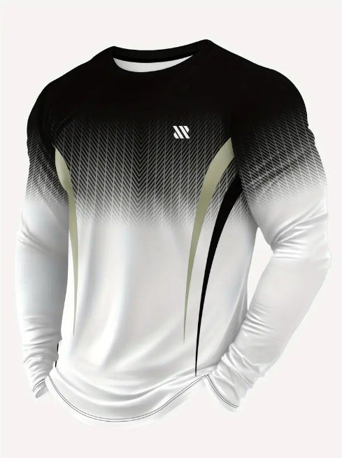 KZZ Men's Long Sleeve Gym Training Shirt