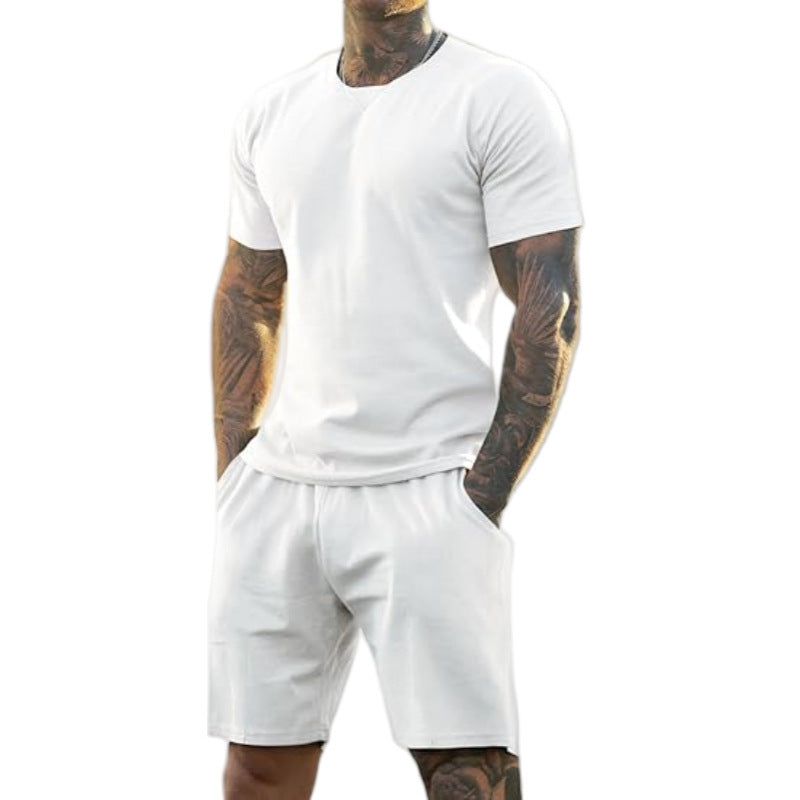 KZZ Men's Gym Set T-shirt