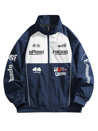 KZZ Men's casual stand up collar racing style street style INSY2K jacket