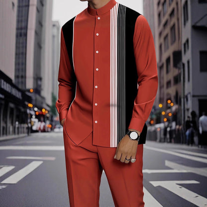 KZZ regular casual long sleeved and pocket casual pants
