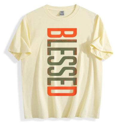 KZZ Men's Plus Size Casual Crew Neck T-Shirt
