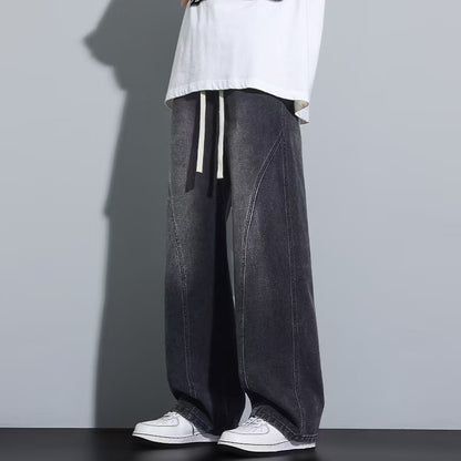KZZ Men's American high street fashion brand wide-leg pants