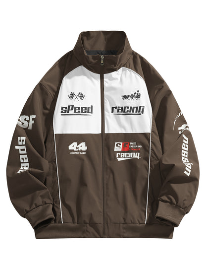 KZZ Men's casual stand up collar racing style street style INSY2K jacket