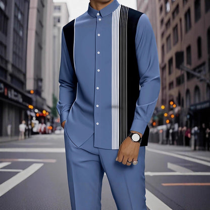 KZZ regular casual long sleeved and pocket casual pants