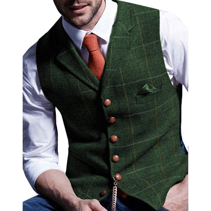 KZZ  Classic Formal & Casual Sleeveless Waistcoat
