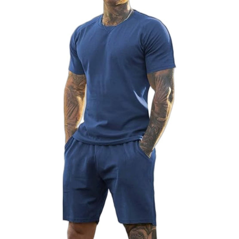 KZZ Men's Gym Set T-shirt