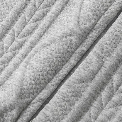 KZZ Men’s Plus-Size Loose-Fit Knitted Cardigan