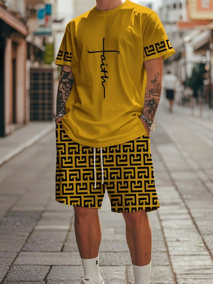 KZZ Men's Summer Casual Set