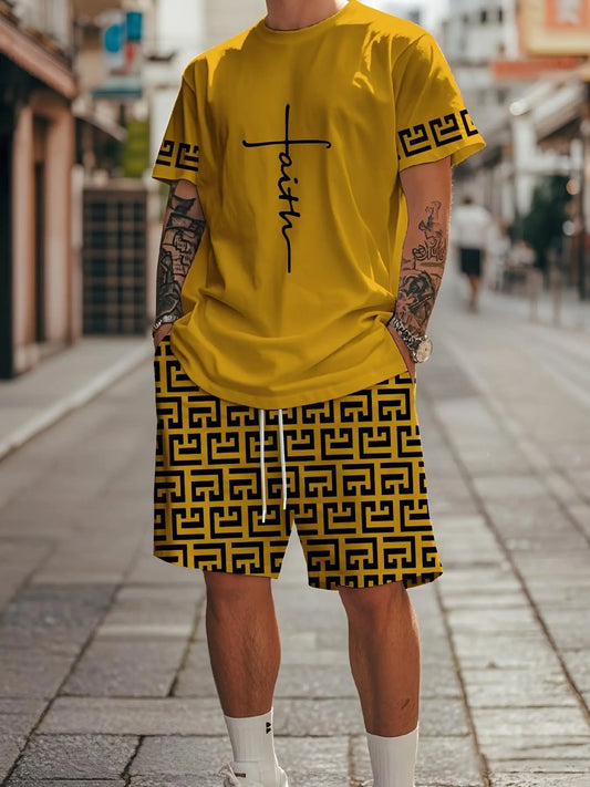 KZZ Men's Summer Casual Set