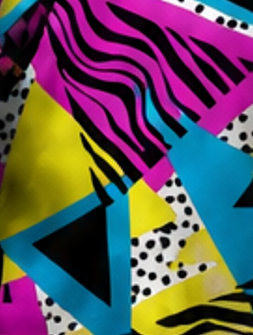 KZZ Geometric Print Casual Hoodie Set