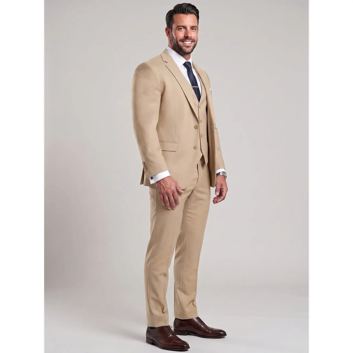KZZ Men's three-piece suit