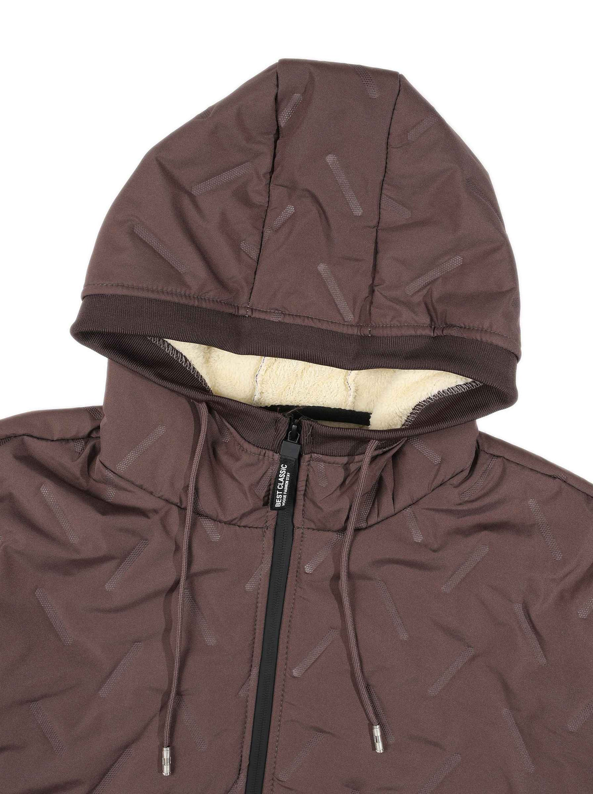 KZZ Men's Quilted Hooded Thermal Set