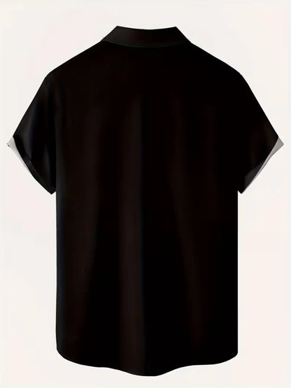 KZZ Summer Short-Sleeve Collared Top
