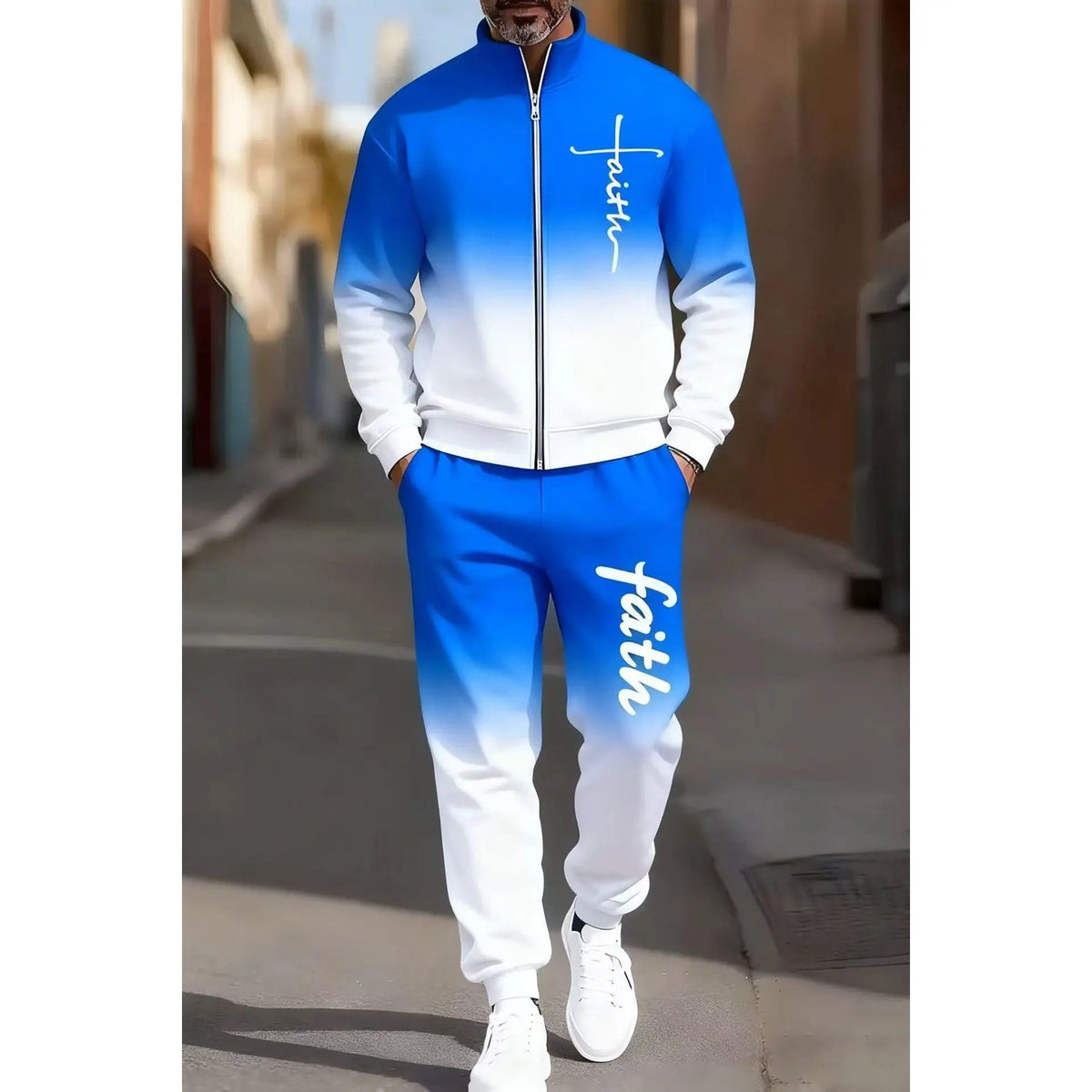 KZZ Stylish Ombre Activewear Set